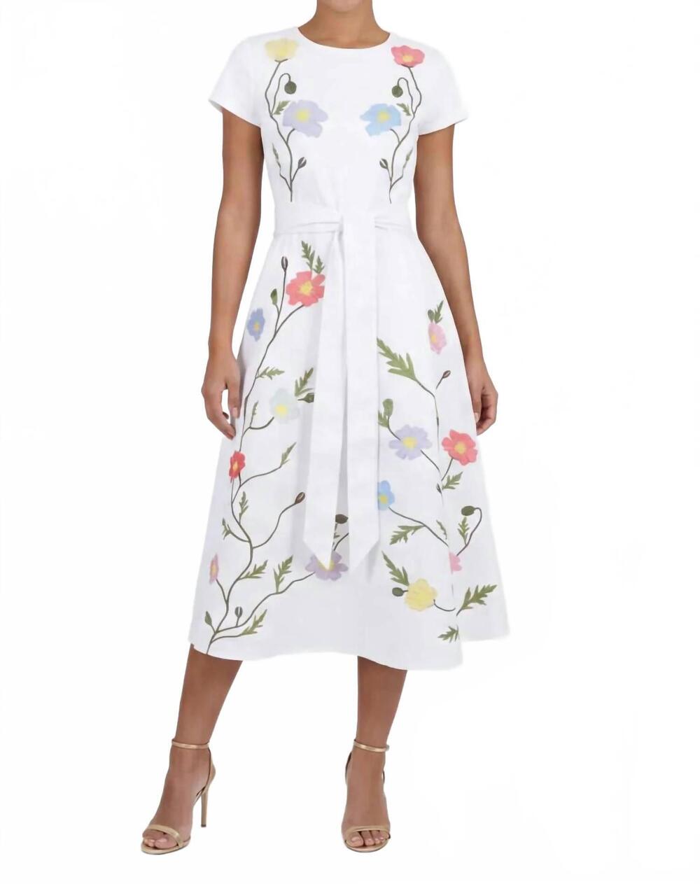 NEW FANM MON women's busayo dress in white